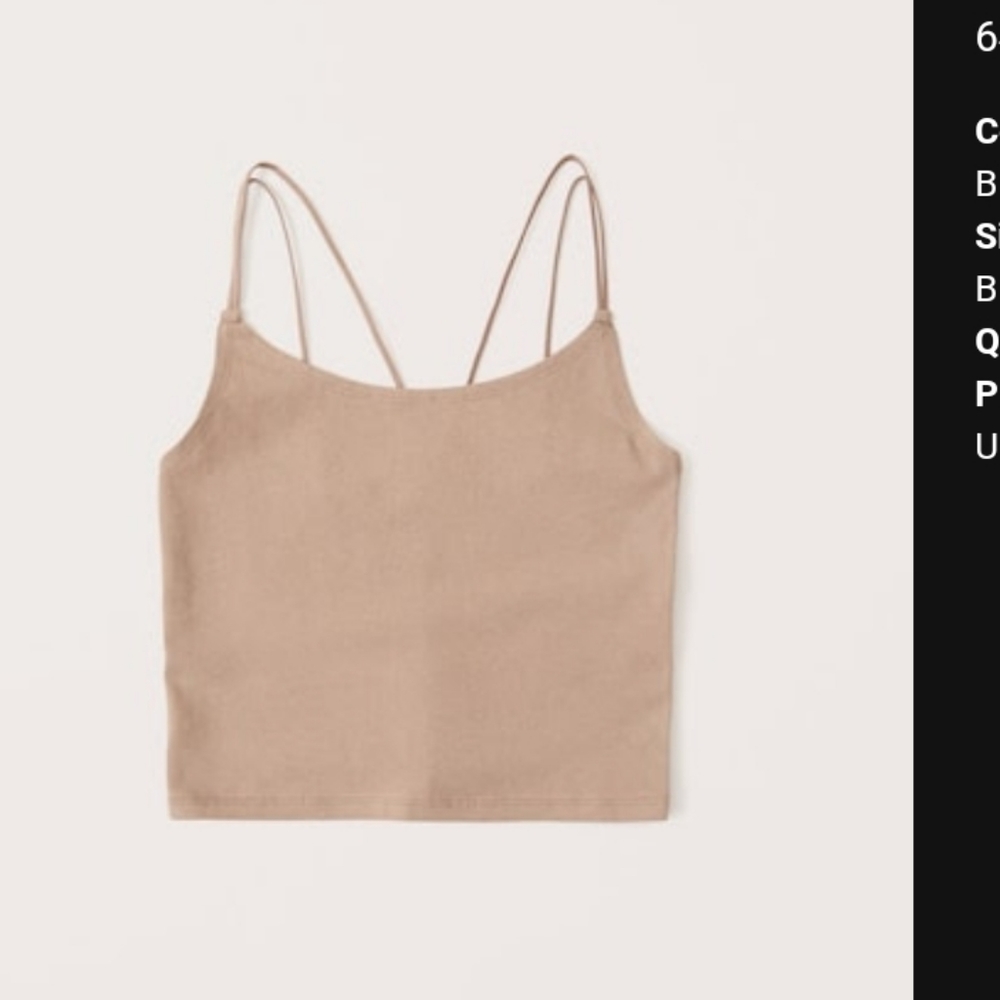 Abercrombie cropped cami